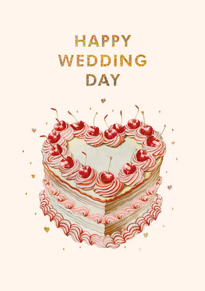 art-file-wedding-day-cake-cherries-card