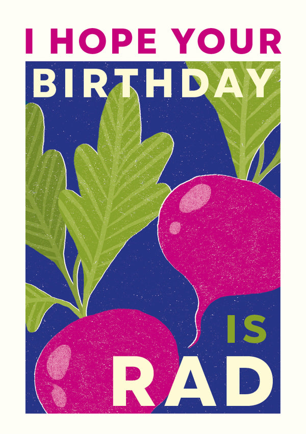 Planted rad radhishes